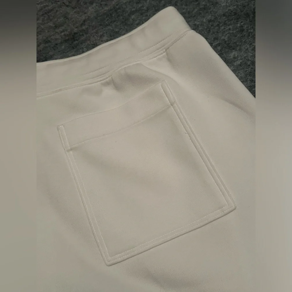 Men’s Polo Ralph Lauren Performance 67 White/ Red/ Black Sweat Shorts - XL